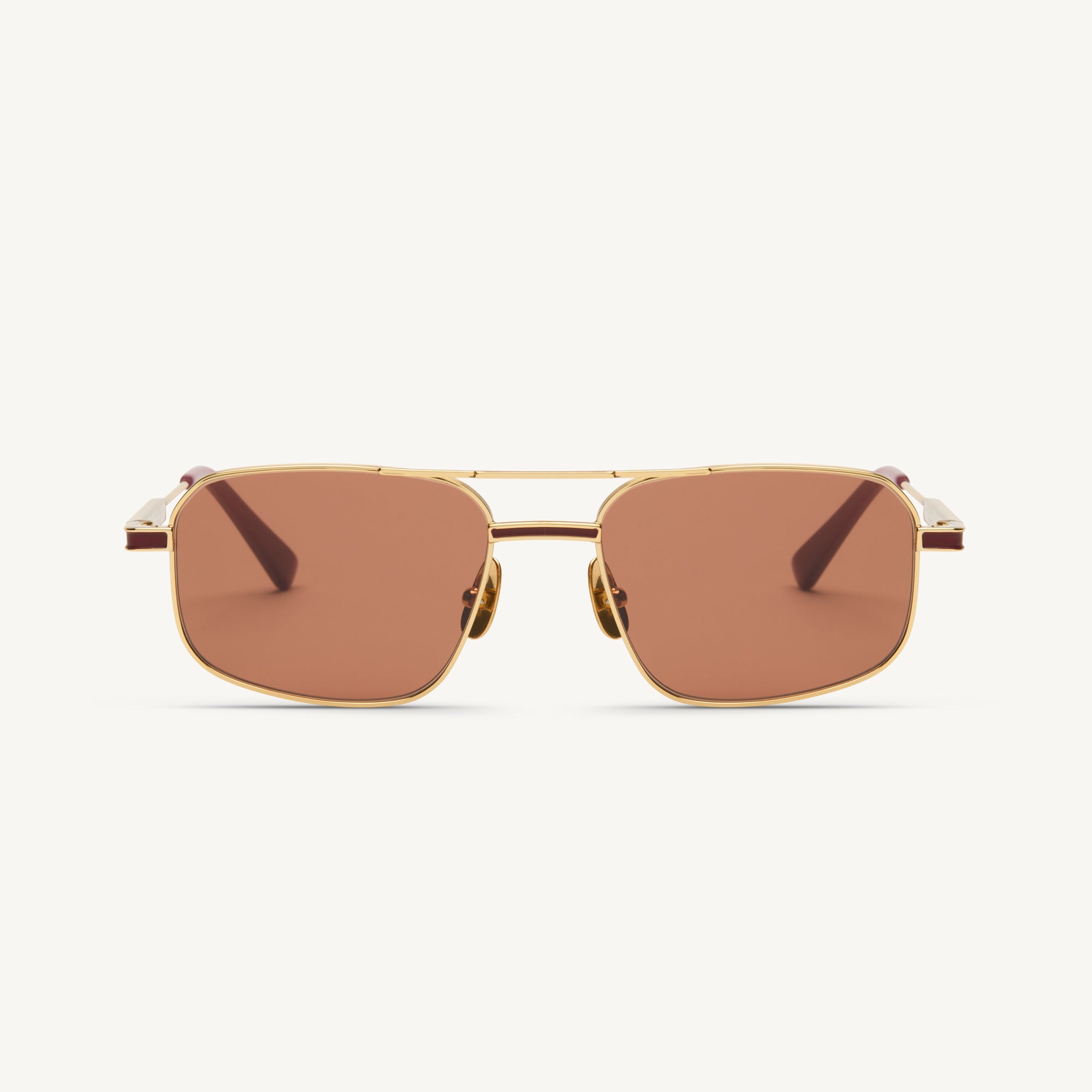 Goldie - Shiny Yellow Gold / Bordeaux