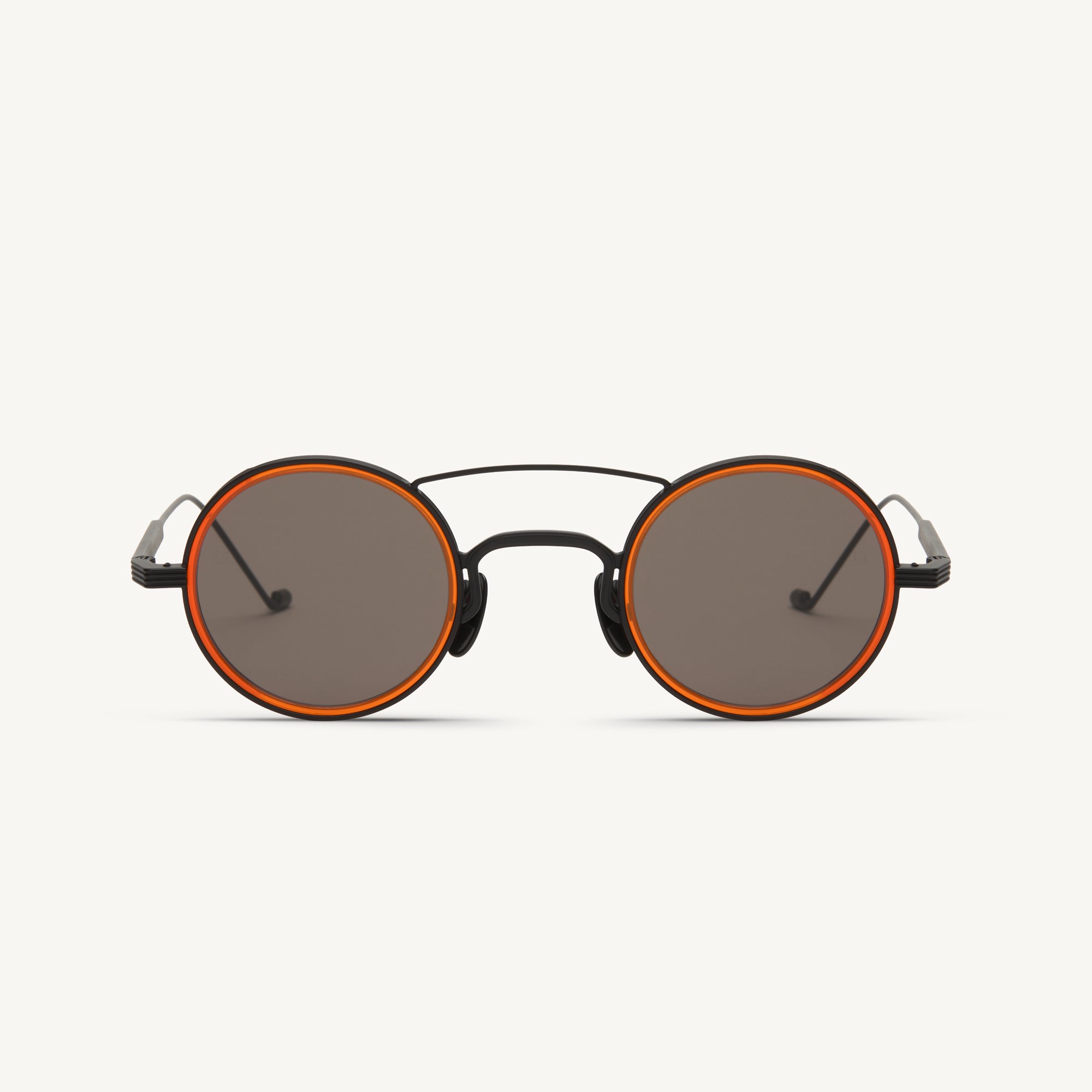 Lucas-2 - Matte Black / Orange