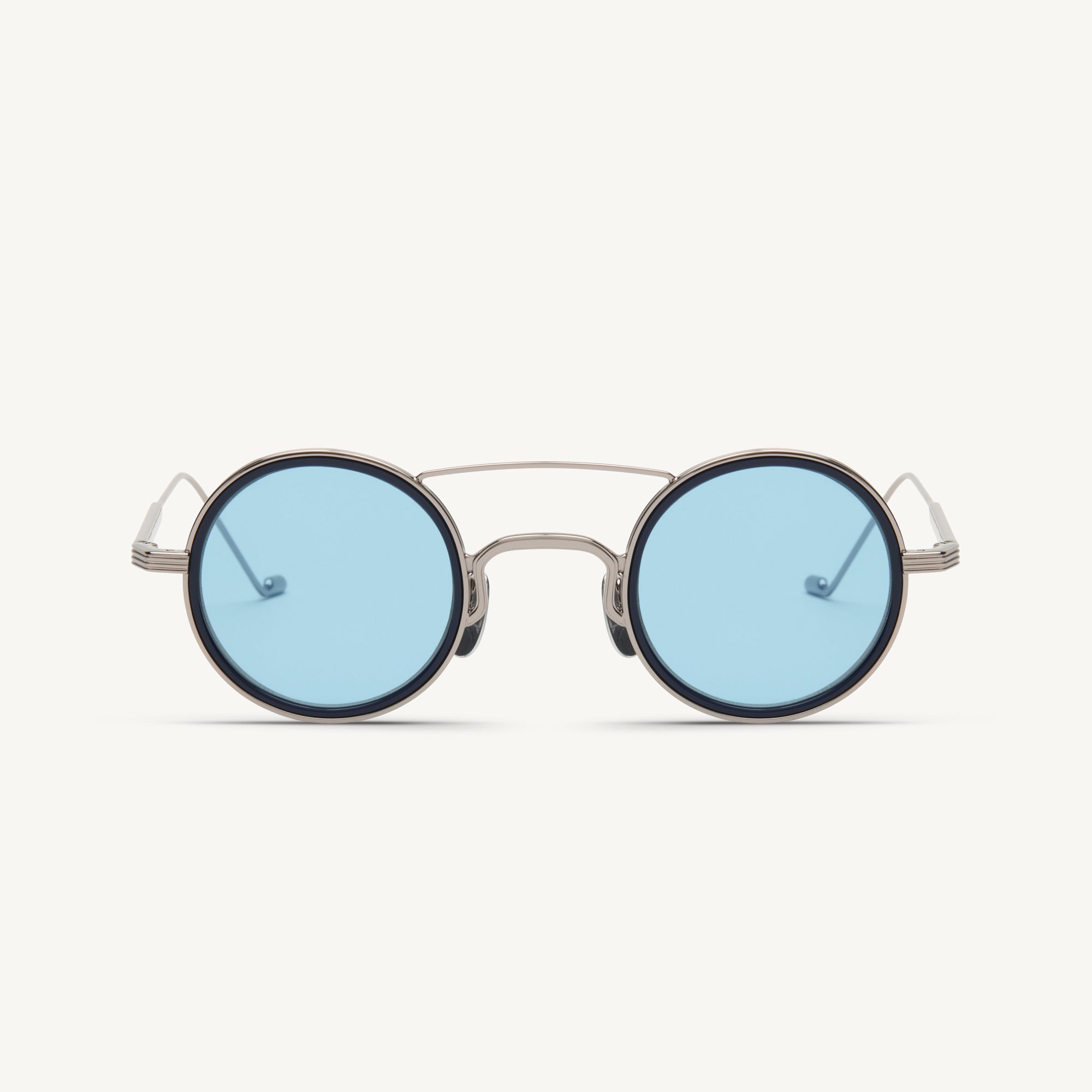 Lucas-2 - Shiny Silver / Navy