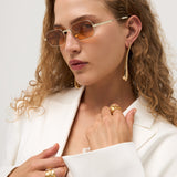 Lucca - Shiny Light Gold / Ivory