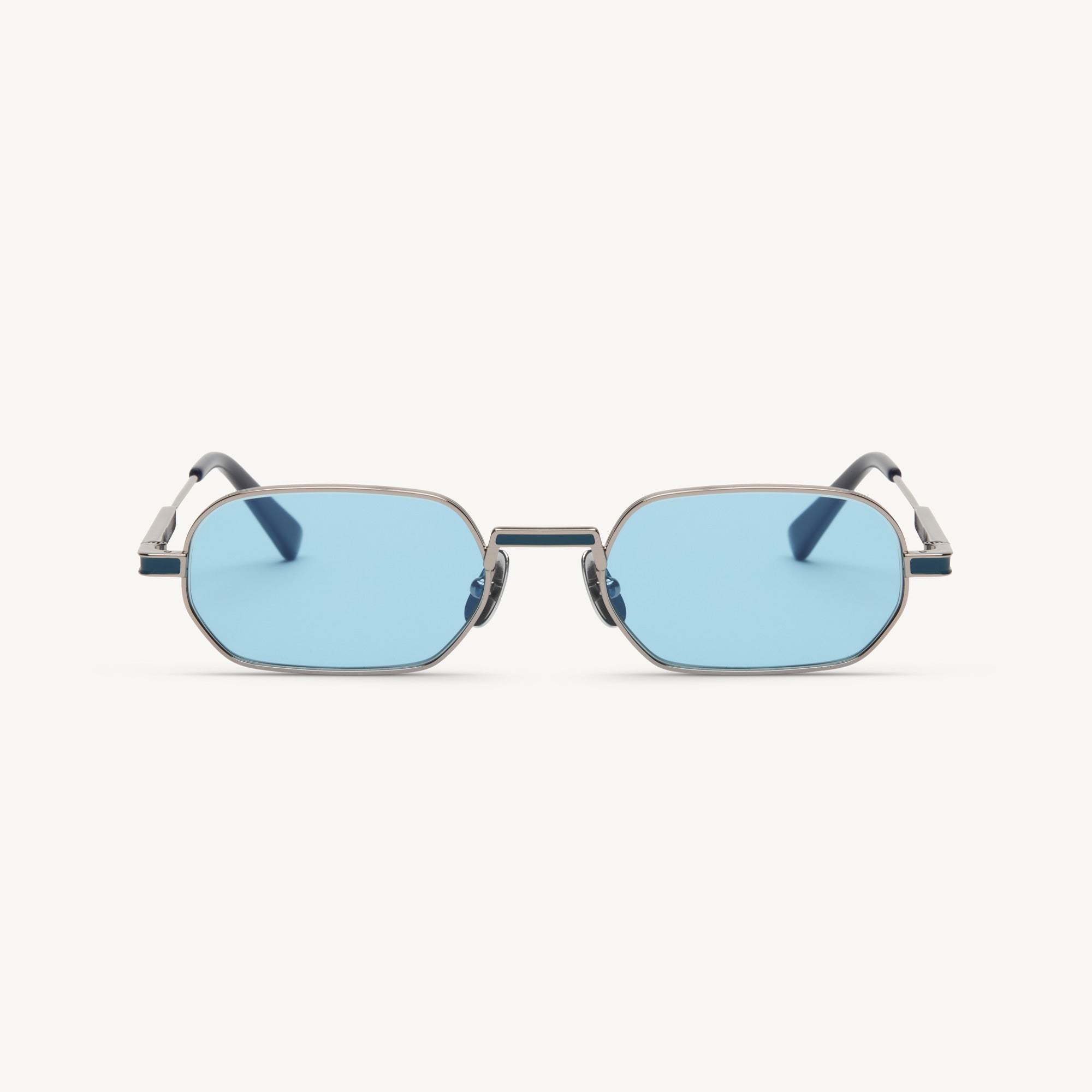 Lucca - Shiny Silver / Navy