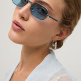 Lucca - Shiny Silver / Navy