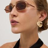Lucca - Shiny Yellow Gold / Bordeaux