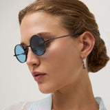 Luke - Black / Dark Gunmetal - 33 Light Blue Gradient