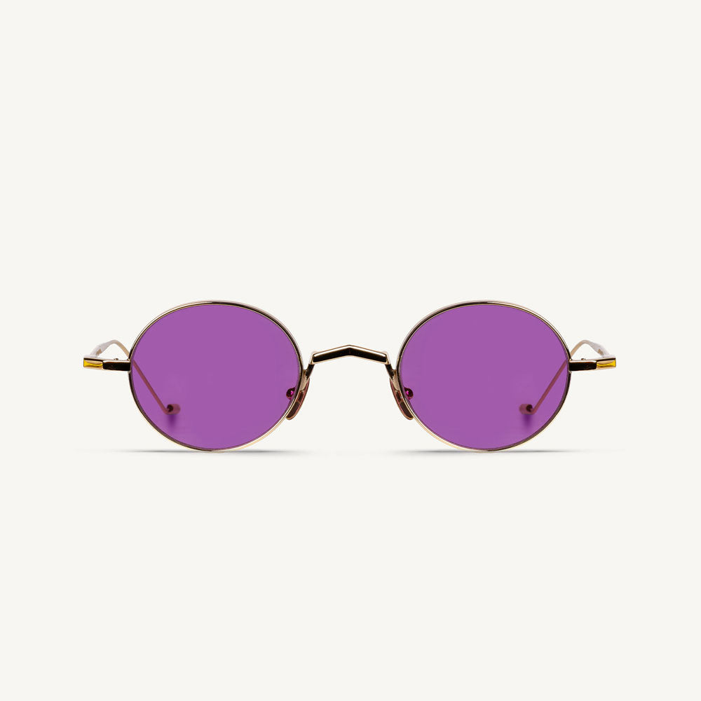 Luke - Shiny Yellow Gold - 75 Purple