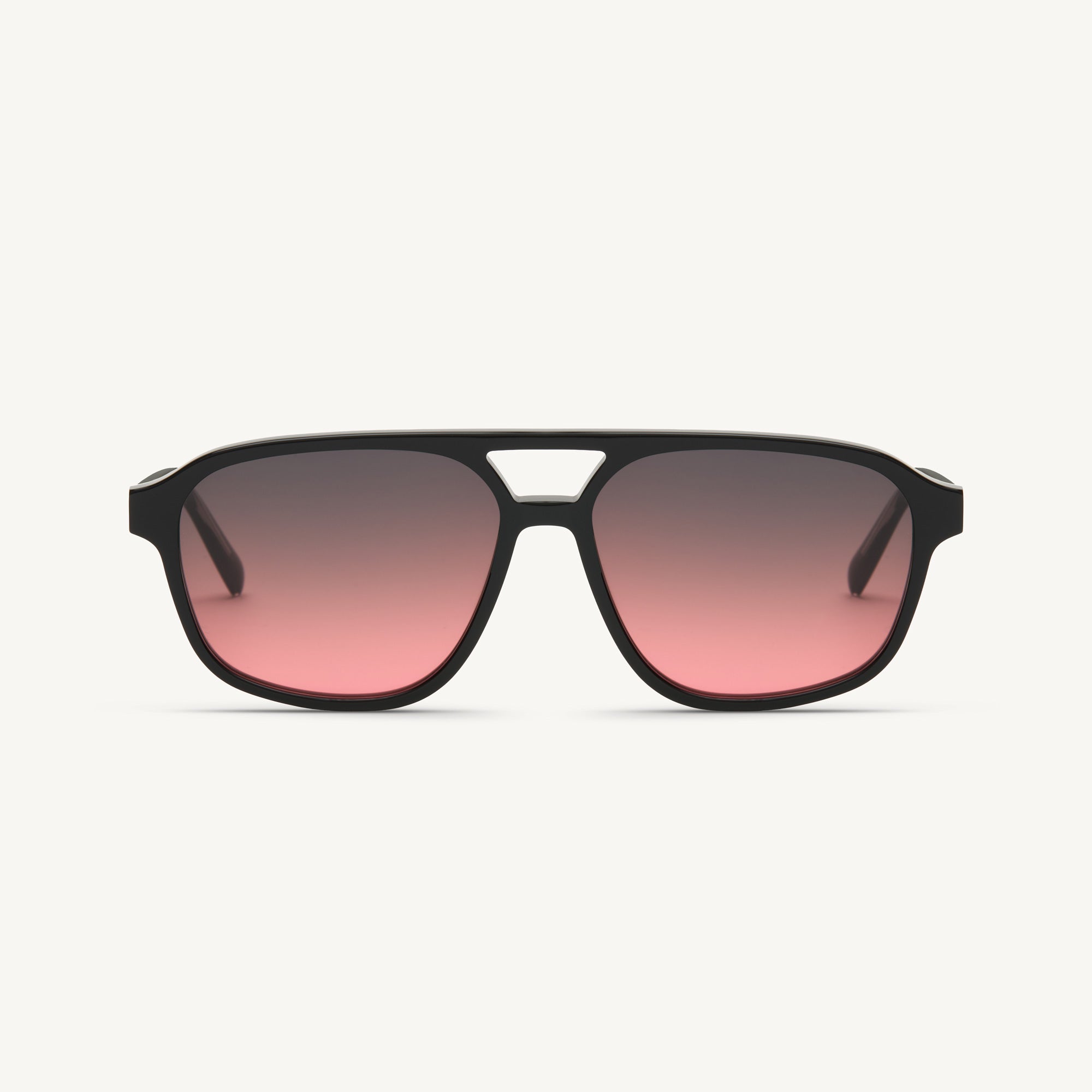 Magnus - Black - 58 Grey Red Gradient