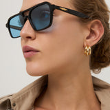Waxy - Black - 33 Light Blue Gradient