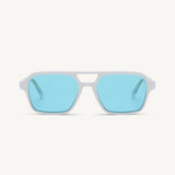 Waxy - White / Ocean Blue