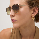 West - Shiny Light Gold / Cedar Brown